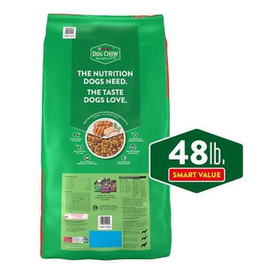 Purina Dog Chow Complete, Chicken Flavor, Adult Dry Dog Food, 48 lbs.