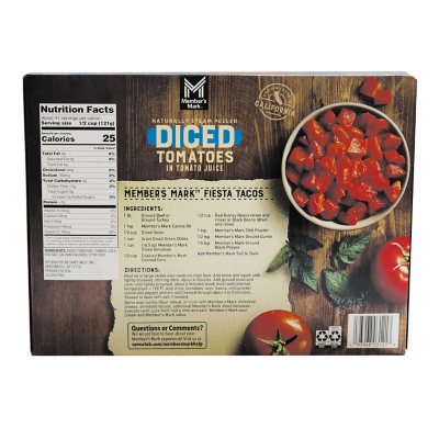 Diced Tomatoes in Tomato Juice 14.5 oz., 12 pk.
