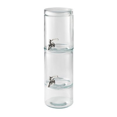 Glass Drink Dispenser, 2 Gallon Capacity