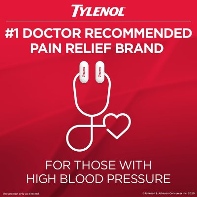 Tylenol Extra Strength Rapid Release Pain Reliever Gelcaps, 500 mg Acetaminophen, 290 ct.