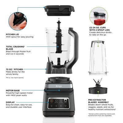 Ninja Professional Plus Blender DUO with Auto-iQ