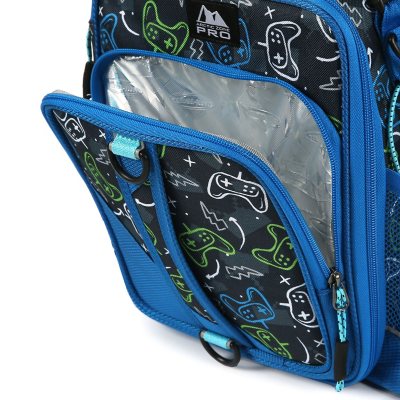 Arctic Zone Pro Expandable Lunch Box, All Night Gamer Blue