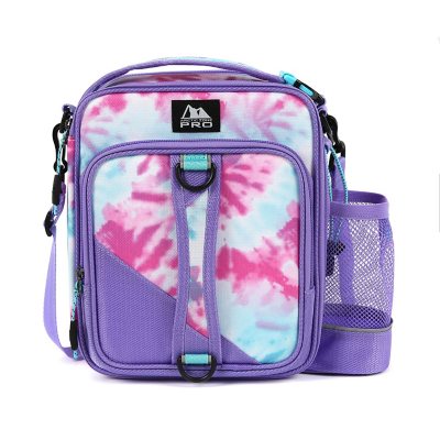 Arctic Zone Pro Expandable Lunch Box, Spiral Tie-Dye Purple