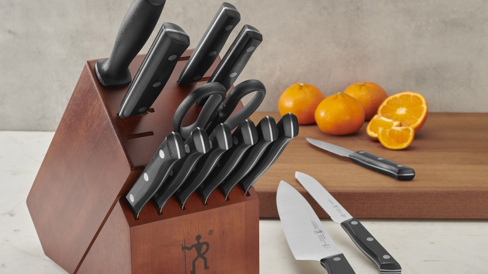 Henckels Dynamic 12-Piece Knife Block Set - Natural
