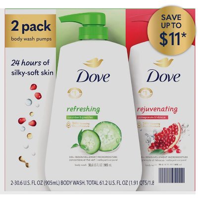 Dove Refreshing Body Wash Variety Pack, 30.6 fl. oz., 2 pk.
