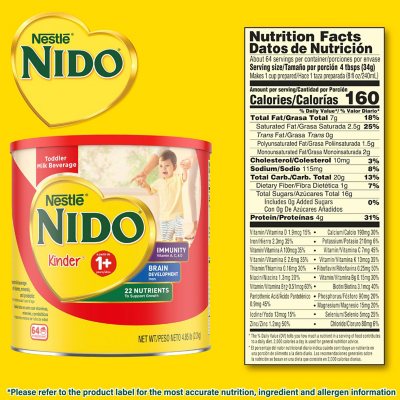 Nestle NIDO 1+ Toddler Milk Beverage 4.85 lb.