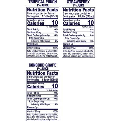 Welch's Zero Variety Pack 10 fl. oz., 24 pk.