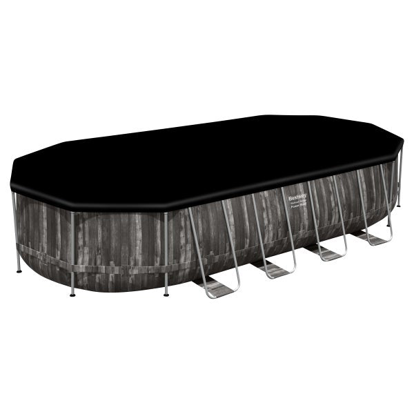 Bestway Power Steel 22’ x 12’ x 48’’ Above Ground Oval Pool Set