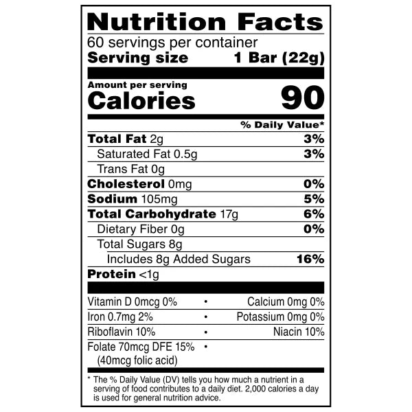 Kellogg's Rice Krispies Treats, 0.78 oz, 60-count