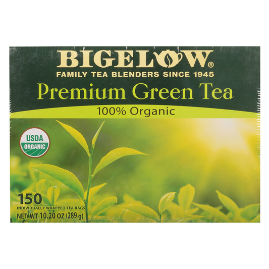 Bigelow Tea Bags Premium 100% Organic Green Tea, 150 ct.